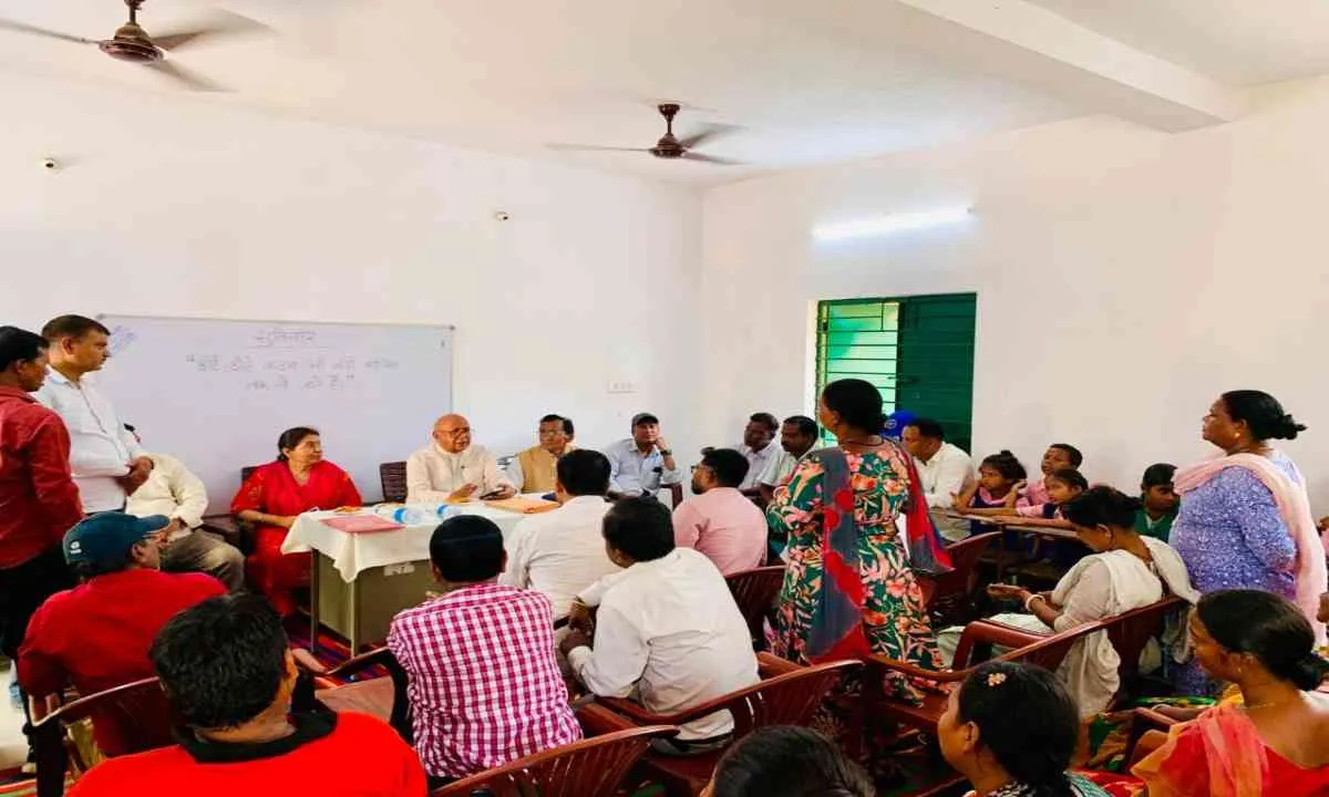 ठक्कर बापा मध्य विद्यालय बनेगा मॉडल स्कूल: सरयू राय