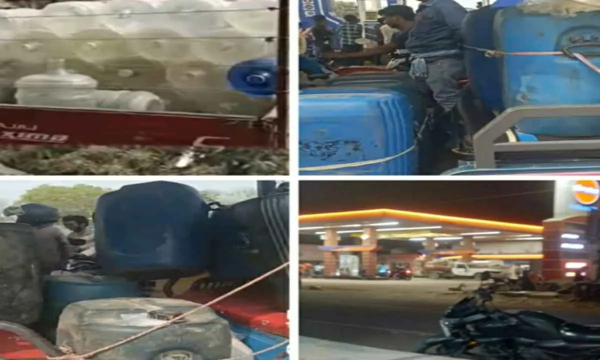 Sahebganj News : पेट्रोल-डीजल की कमी की अफवाह से मचा हड़कंप, पंपों पर लगी लंबी कतारें