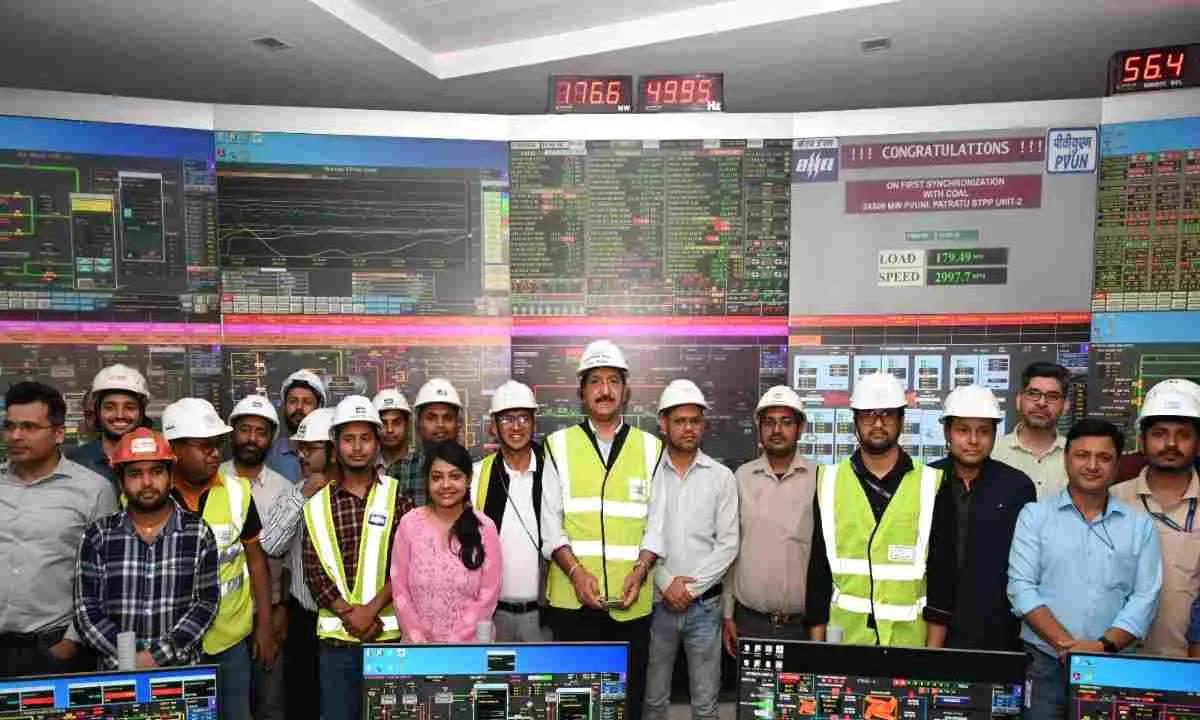 पतरातू सुपर थर्मल पावर प्रोजेक्ट की दूसरी 800 मेगावाट इकाई का सफल सिंक्रोनाइजेशन