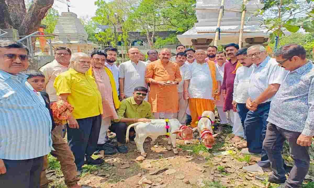 Jamshedpur News: सनातन सदन और गोसेवा केंद्र का भूमिपूजन, सरयू राय की बड़ी पहल