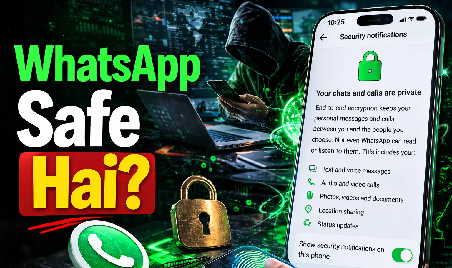 WhatsApp Encryption Explained: क्या कोई आपकी चैट पढ़ सकता है? जानिए सच्चाई