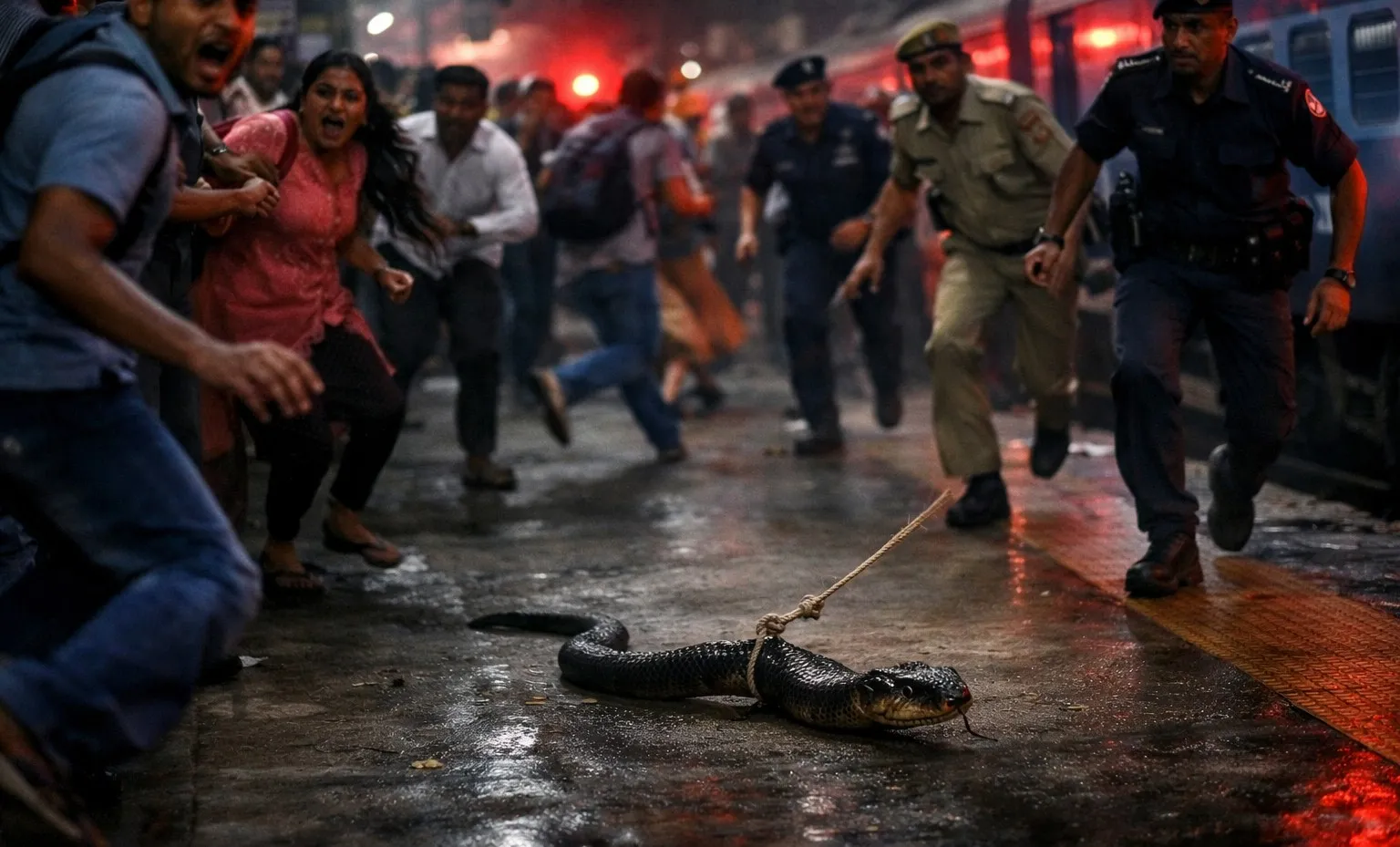 मथुरा रेलवे स्टेशन पर सांप वीडियो वायरल: RPF ने इंफ्लूएंसर पर मुकदमा दर्ज किया, यात्रियों में दहशत