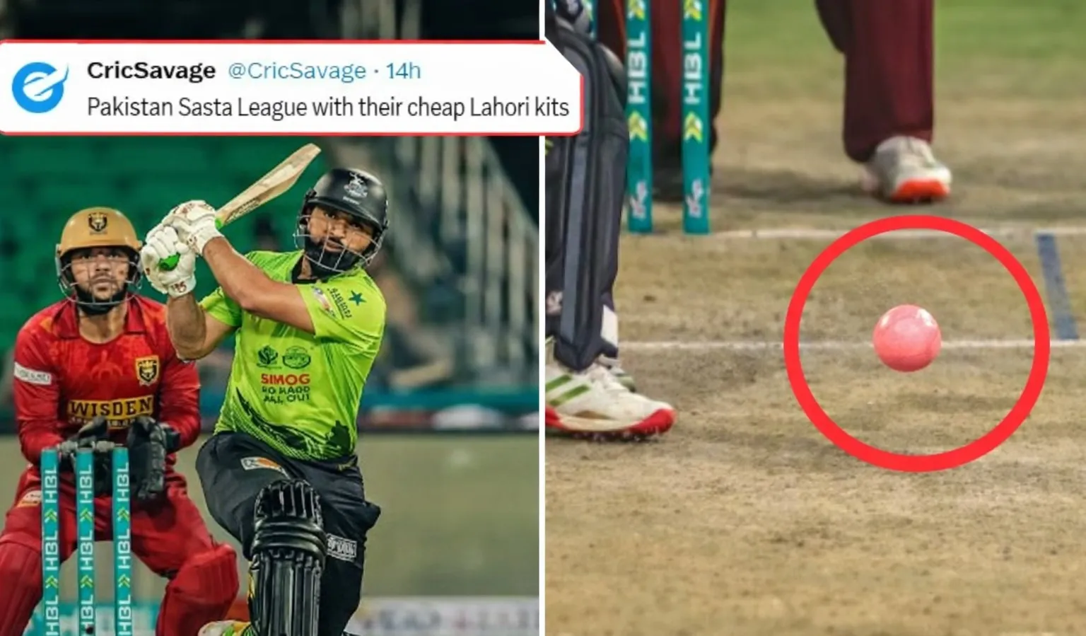 PSL या Pak सस्ता लीग? पहले ही मैच में इंटरनेशनल बेइज्जती, जर्सी ने छोड़ा रंग तो गेंद हो गई गुलाबी