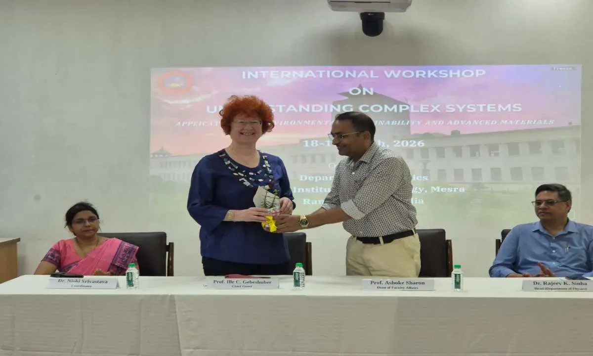 रांची में अंतरराष्ट्रीय कार्यशाला, पर्यावरण और उन्नत सामग्रियों पर मंथन