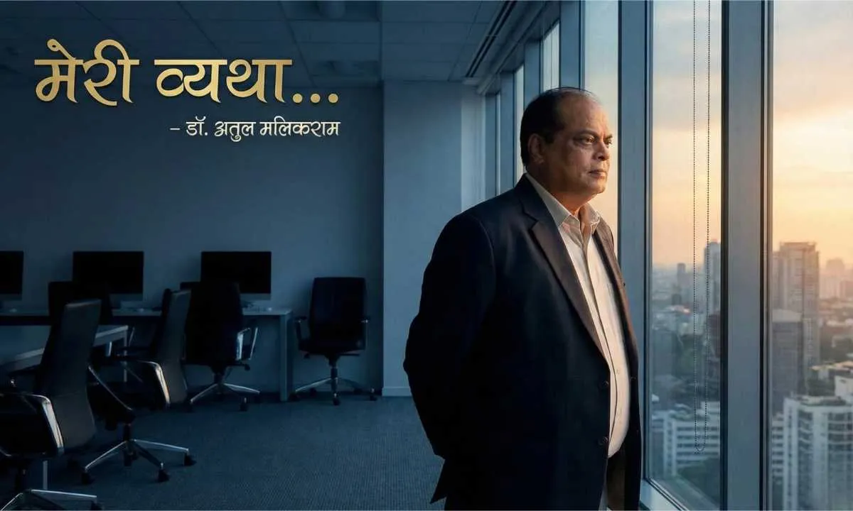 मेरी व्यथा… : डॉ. अतुल मलिकराम