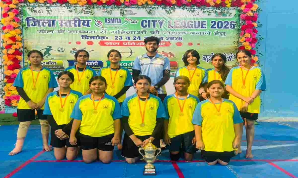 Koderma News: मॉडर्न पब्लिक स्कूल की छात्राओं ने जीता अस्मिता खेलो इंडिया लीग चैंपियनशिप