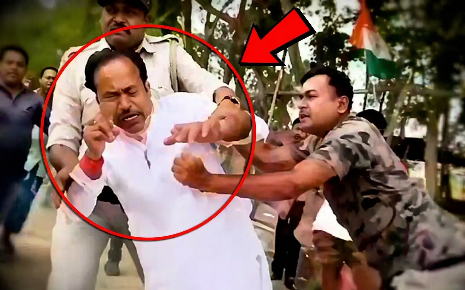 TMC कार्यकर्ताओं ने BJP प्रत्याशी की पिटाई, बरसाए घूंसे, मौके पर मचा हड़कंप