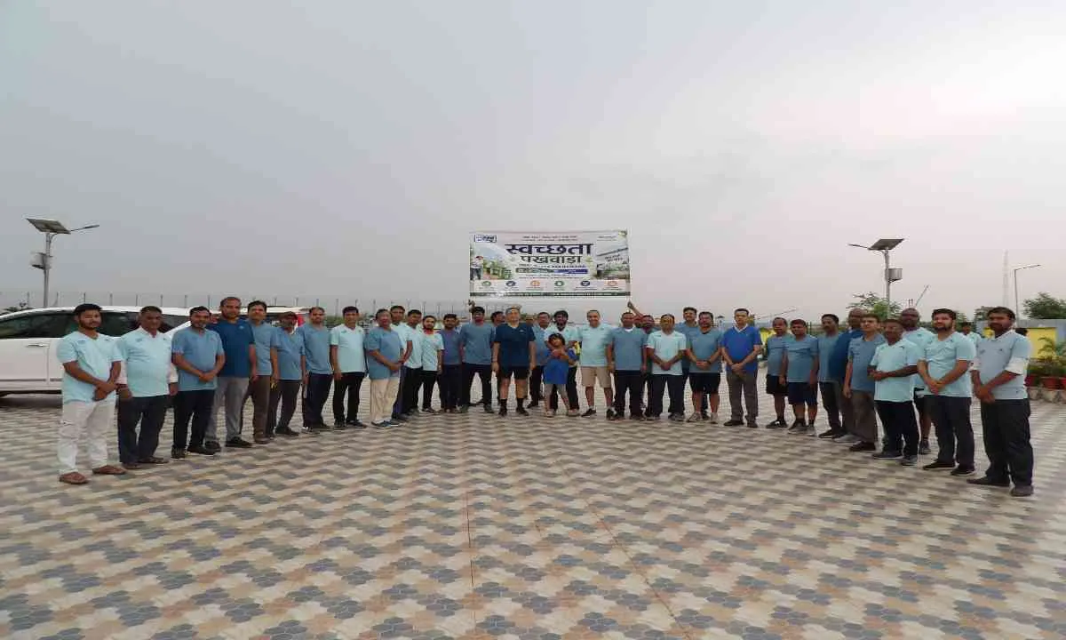 एनटीपीसी नॉर्थ करणपुरा में स्वच्छता पखवाड़ा 2026 का समापन, वॉकथॉन से दिया स्वच्छता का संदेश