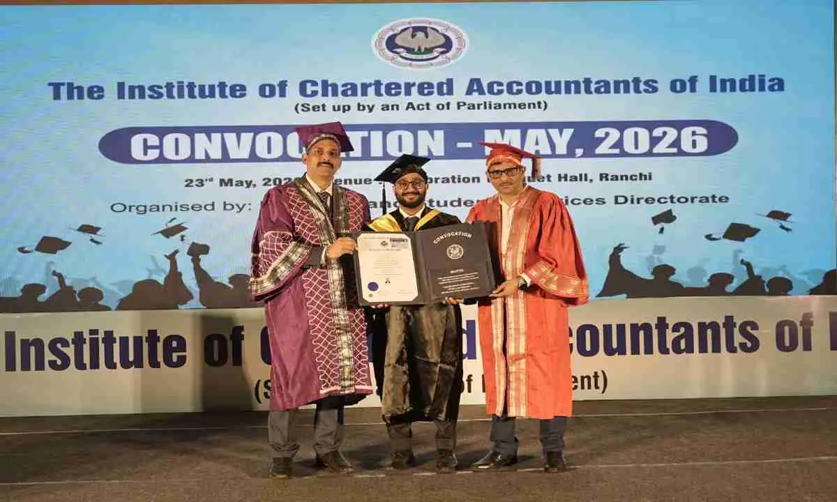 रांची में पहली बार ICAI का भव्य दीक्षांत समारोह, नवउत्तीर्ण CAs को मिला सम्मान