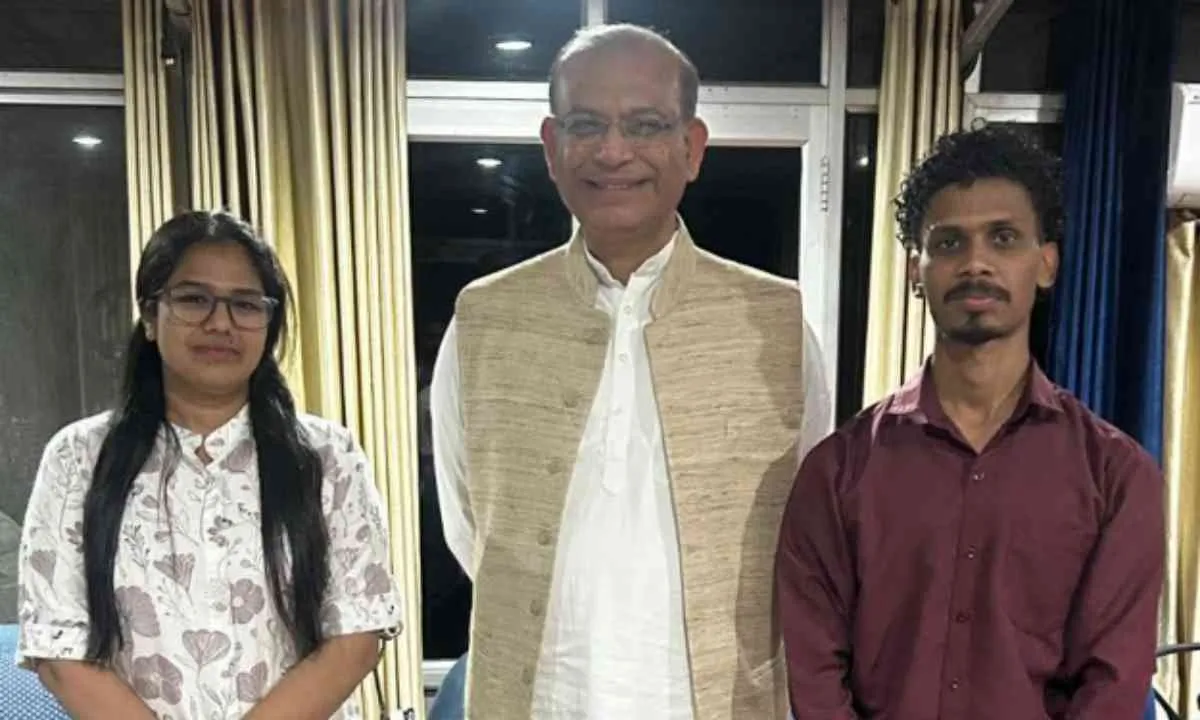 Hazaribagh News: साइबर सुरक्षा पर मंथन: जयंत सिन्हा से मिले 'अनमास्क्ड' के प्रतिनिधि, डिजिटल सुरक्षा पर हुई चर्चा