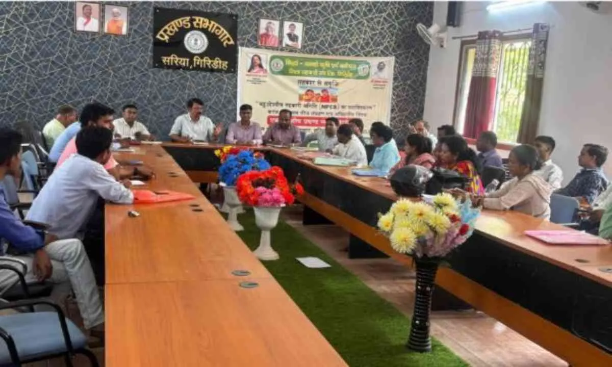 Giridih News: सरकारी योजनाओं की समीक्षा बैठक में BDO तिवारी सख्त, आवास और मनरेगा पर लगाई फटकार