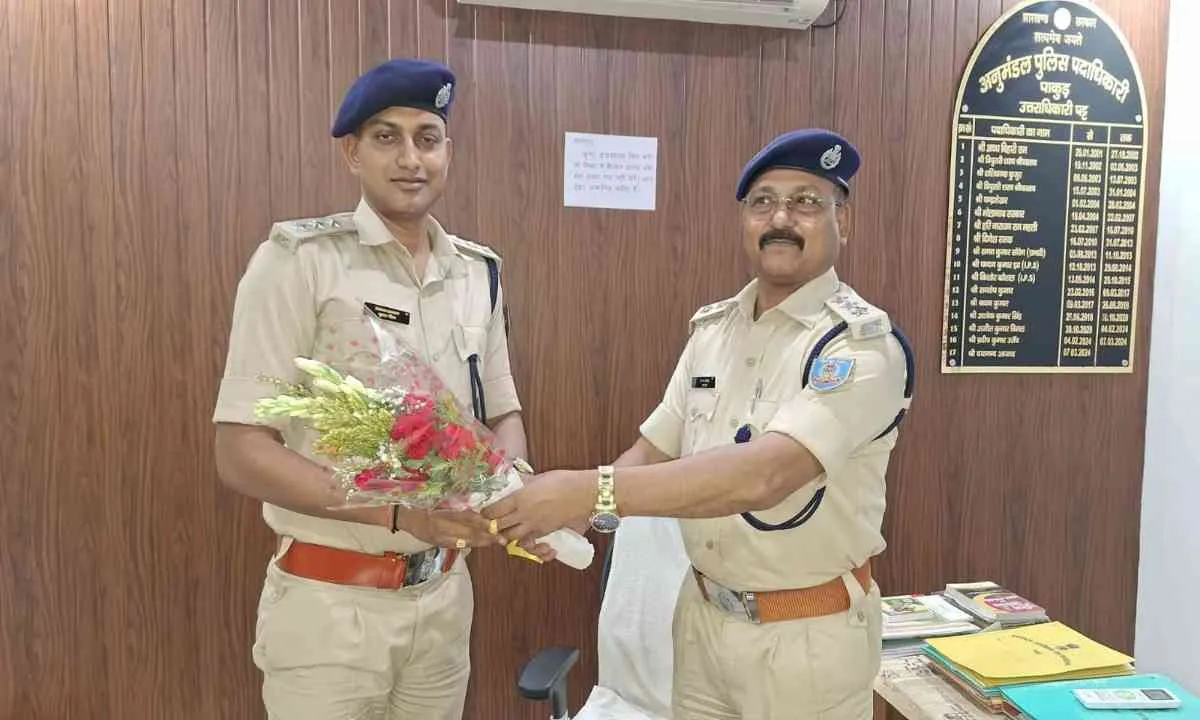 पाकुड़ को मिले नए SDPO, कुमार गौरव ने संभाला पदभार