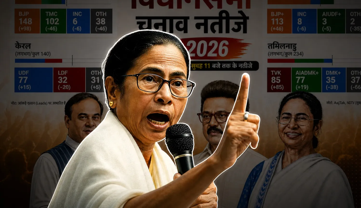 रुझानों में पिछड़ीं ममता बनर्जी? चुनाव से पहले ही दिखी बेचैनी या रणनीतिक आक्रामकता, बंगाल में बदलता सियासी समीकरण