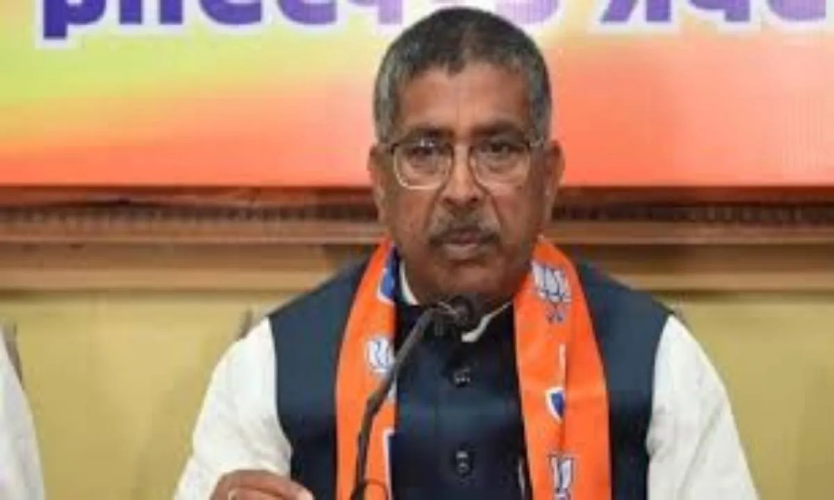 भाजपा प्रदेश अध्यक्ष आदित्य साहू का कांग्रेस पर तीखा हमला, पुतला दहन को बताया घिनौनी हरकत