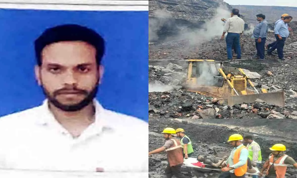 धनबाद की खदान में दर्दनाक हादसा, खाई में गिरा डोजर, ऑपरेटर की मौत