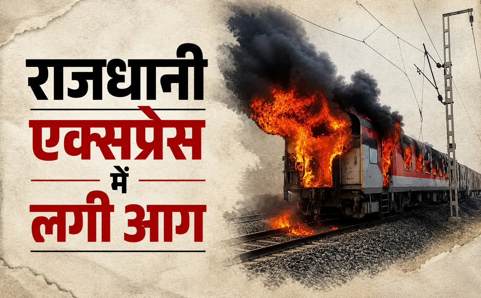Rajdhani Express Fire: चलती राजधानी ट्रेन में लगी आग, मचा हड़कंप; कई ट्रेनों पर पड़ा असर