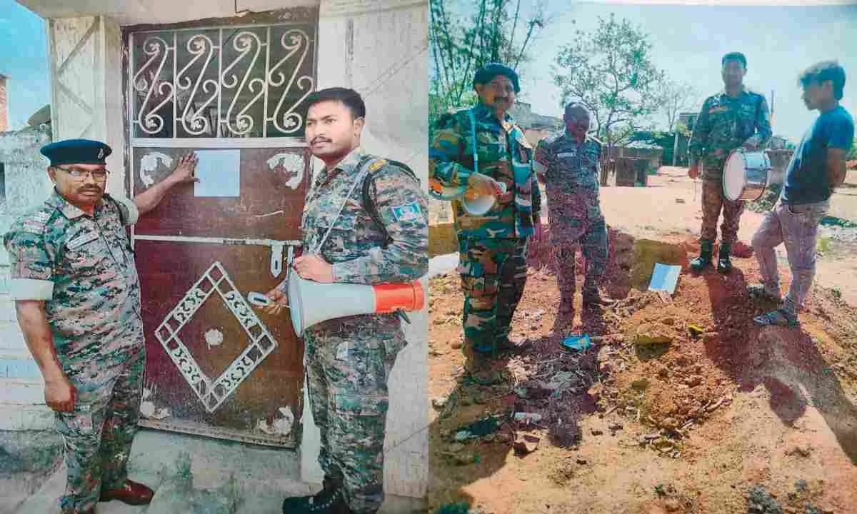 Hazaribagh News: फरार आरोपियों के घर पुलिस ने चिपकाया इश्तिहार, इलाके में मचा हड़कंप