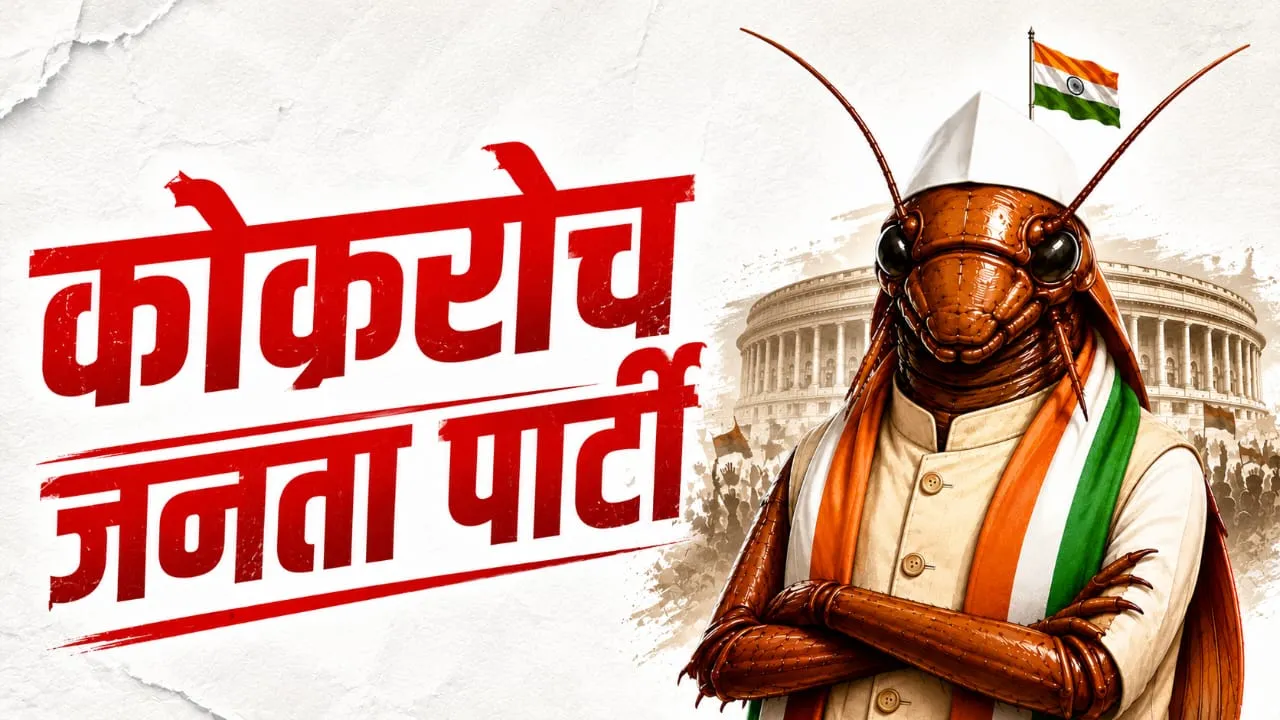 कॉकरोच जनता पार्टी की सोशल मीडिया पर धूम, क्या 2029 चुनाव भी लड़ेगी? जानिए पूरा मामला