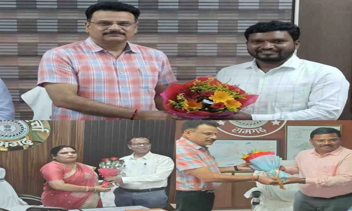 Ramgarh News: अपर समाहर्ता, एसडीओ और डीटीओ ने समाहरणालय में संभाला अपना-अपना पदभार