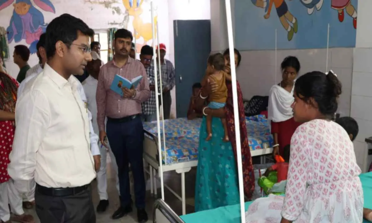 उपायुक्त ने एमटीसी सेंटर का किया निरीक्षण, बच्चों के उपचार एवं पोषण व्यवस्था को लेकर दिए आवश्यक निर्देश