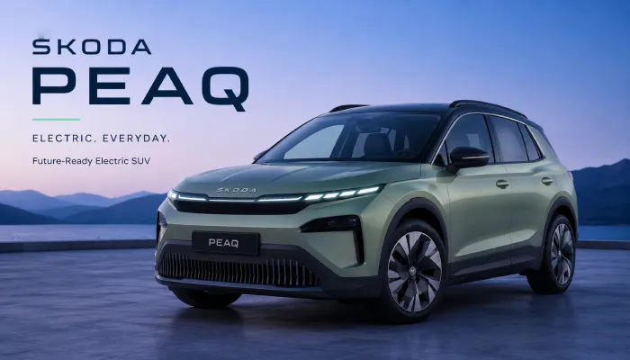 Skoda Peaq Electric SUV: 647KM रेंज, 10 एयरबैग और लग्जरी फीचर्स; Kia EV9 को देगी टक्कर