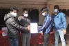 स्वास्थ्य विभाग के पदाधिकारियों-कर्मियों ने गोद लिए गए टीबी मरीजों के बीच किया पोषाहार का वितरण