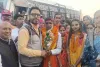 बड़की सरिया में भाजपा समर्थित शोभा देवी की जीत पर भव्य विजय जुलूस