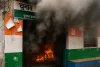 रिजल्ट आते ही बंगाल में बवाल, जामुड़िया में TMC ऑफिस जला, भाजपा पर आरोपों की बौछार