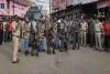 Hazaribagh News: मुख्य चौक पर पुलिस का शक्ति प्रदर्शन, बकरीद को लेकर एसडीपीओ अमित आनंद के नेतृत्व में मॉक ड्रिल