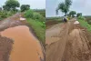 सड़क नहीं तालाब! बलरामपुर की बदहाल सड़क पर हर दिन हादसे का खतरा