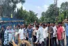 पाकुड़ में नीट परीक्षा के कथित पेपर लीक मामले को लेकर आदिवासी छात्र संघ का प्रदर्शन