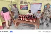 पाकुड़ में अवैध विदेशी शराब पर पुलिस की बड़ी कार्रवाई, तस्कर गिरफ्तार, शराब और बीयर बरामद