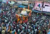 Hazaribagh News: राम जानकी मंदिर से निकली भगवान जगन्नाथ की भव्य रथयात्रा, मौसीबाड़ी पहुंचे महाप्रभु