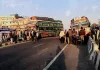 ACCIDENT NEWS KODERMA: ट्रक और टक्कर की जोरदार टक्कर, बाल-बाल बचे यात्री