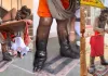 Viral Video: 12 साल से न बैठे, न लेटे! शिवभक्त साधु की तपस्या का वीडियो हुआ वायरल