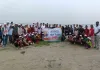 कबूतरखोपी सूर्य देव घाट पर मनाया गया 12वां विश्व योग दिवस, युवाओं ने लिया नशा मुक्ति का संकल्प