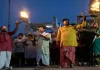 गुरु पूर्णिमा पर नमामि गंगे घाट में गूंजा "हर-हर गंगे,'' दीपों से जगमगाया साहिबगंज