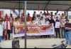 NEET और शिक्षा मुद्दे पर गिरिडीह में सड़कों पर उतरे छात्र और वामपंथी संगठन