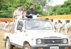 Palamu News: उपायुक्त दिलीप प्रताप सिंह शेखावत और एसपी कपील चौधरी ने किया परेड निरीक्षण
