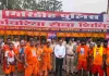 Giridih News: एसपी डॉ. विमल कुमार ने कांवरिया सेवा शिविर का फीता काटकर किया उद्घाटन