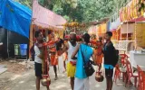 Deoghar News: सावन के दूसरे दिन बाबा धाम में उमड़ा जनसैलाब, 105 किमी पैदल चलकर पहुंचे लाखों कांवरिये