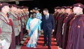 उत्तर मैसेडोनिया में राष्ट्रपति द्रौपदी मुर्मु का गर्मजोशी से स्वागत, राजधानी स्कोप्जे में बिताएंगी दो दिन