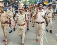 Ranchi News: शांतिपूर्वक चुनाव कराने की अपील के साथ रांची पुलिस ने निकाला फ्लैग मार्च