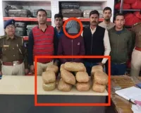 आरपीएफ–जीआरपी की संयुक्त कार्रवाई, गांजा तस्कर गिरफ्तार, 8.5 लाख का माल बरामद
