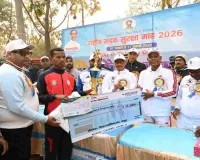 क्रॉस कंट्री दौड़ में रंजीत किस्कू ने मारी बाजी, सुनील टुडु दूसरे व विनोद सोरेन तीसरे स्थान पर