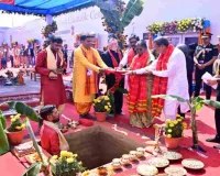Jamshedpur News :  भगवान जगन्नाथ मंदिर निर्माण का राष्ट्रपति ने किया भूमि पूजन