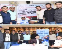 जेसीआई रांची ने लगाया निःशुल्क दंत चिकित्सा व रक्तदान शिविर