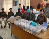 Palamu News : 8.6 किलो गांजा बरामद, तीन महिला समेत चार तस्कर गिरफ्तार