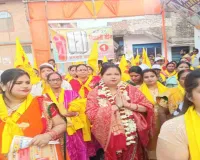 Hazaribagh News : वार्ड 22 में पार्षद प्रत्याशी मिताली रश्मि का भव्य रोड शो, सैकड़ों समर्थक हुए शामिल