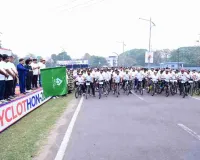 Bokaro News: फिटनेस और स्वास्थ्य के लिए बीएसएल ने किया साइक्लोथॉन का आयोजन